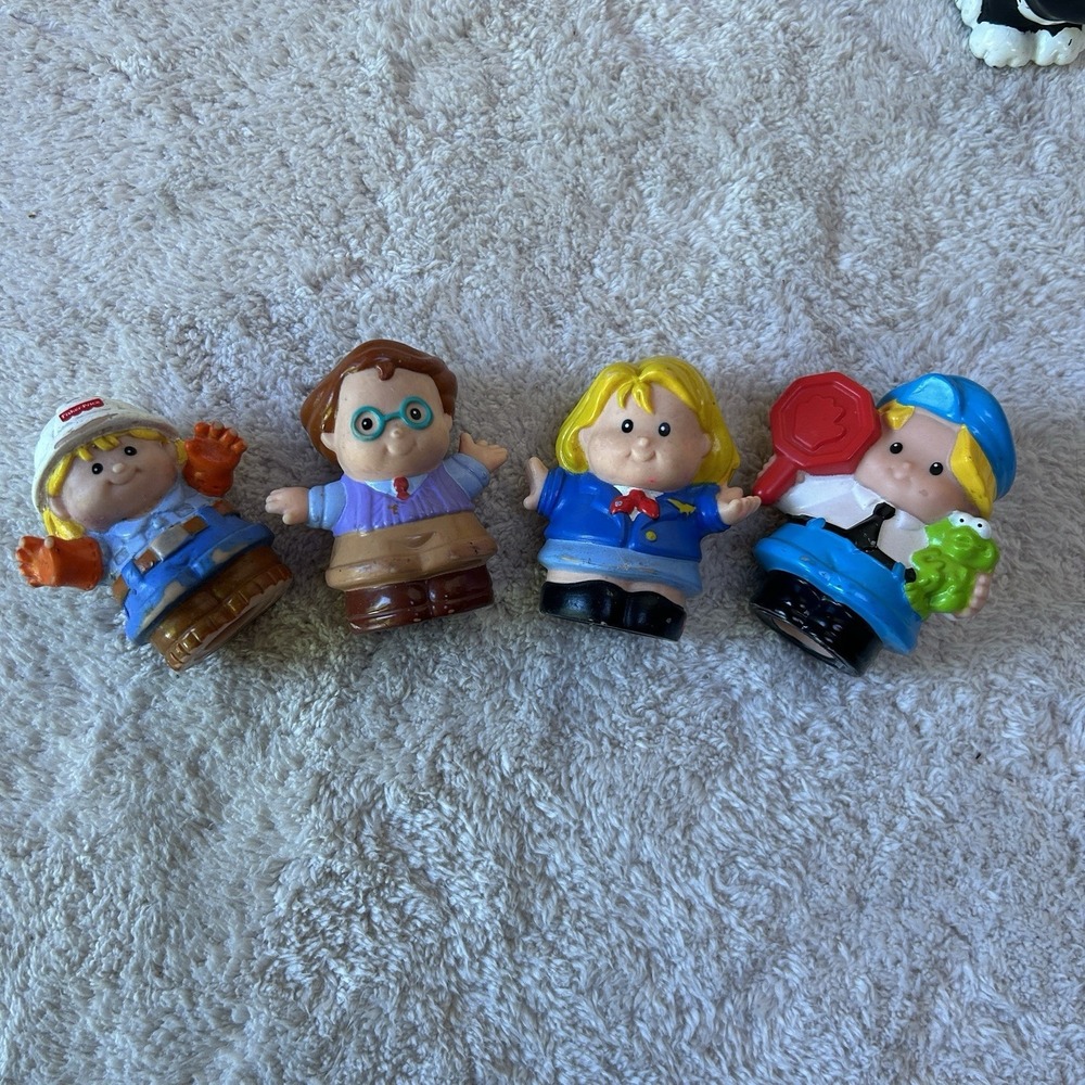 Fisher-Price Little People 10 Figures Vintage 90s 2014 John Deer Zoo Olympics - Picture 2 of 15